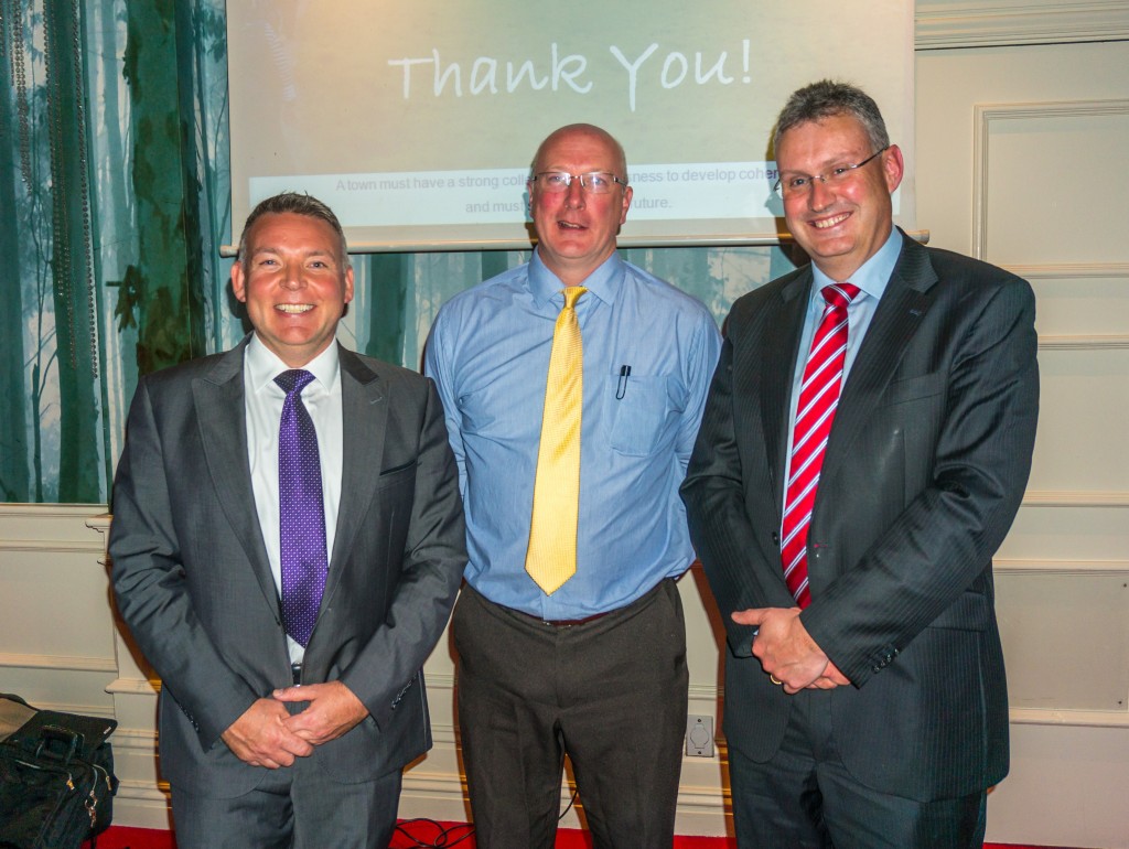 Com McGrath - Chamber President, Simon Wall – Westport Town Architect, Frank Curran – CEO Leitrim Co. Council