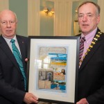 Framed Photomontage by Keith Nolan Photography presented by Chamber President, Mr. Gerry Faughnan to the Canadian Ambassador.